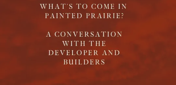 Title Image. What's to come in painted prairie?